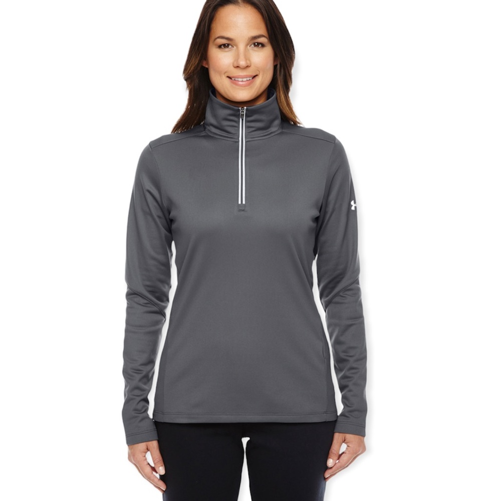Under Armour 1276355 - Ladies' Qualifier 1/4 Zip Gray Jacket